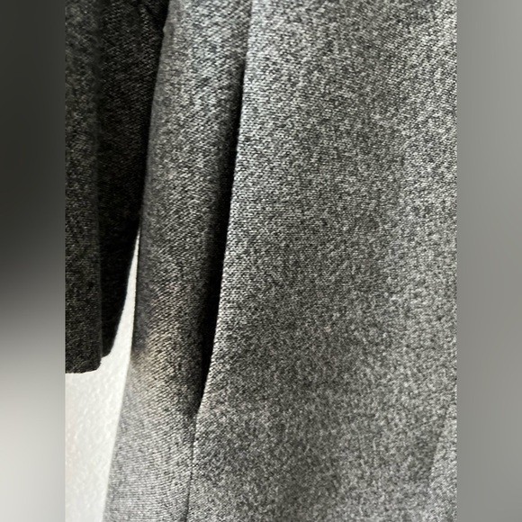H&M Size 6 Gray with White Speckle Zipper Jacket with Bell Sleeves - Picture 5 of 8